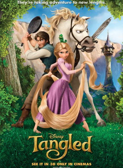 دانلود فیلم گیسو کمند | Tangled 2010