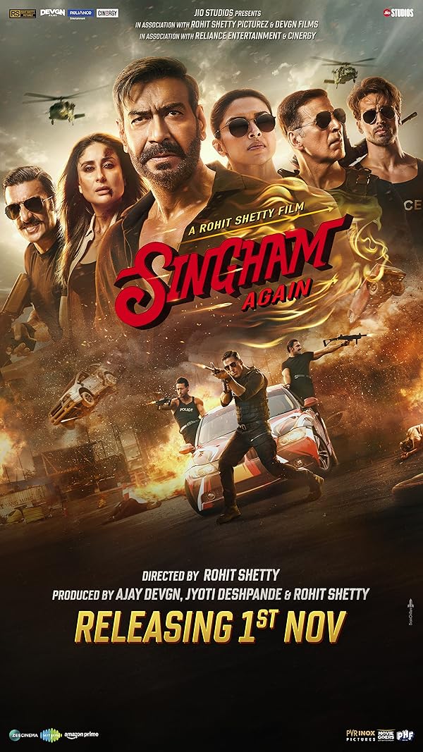 دانلود فیلم دوباره سینگهام | Singham Again 2024