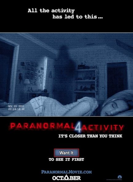 دانلود فیلم فعالیت فراطبیعی 4  Paranormal Activity 4 2012 l