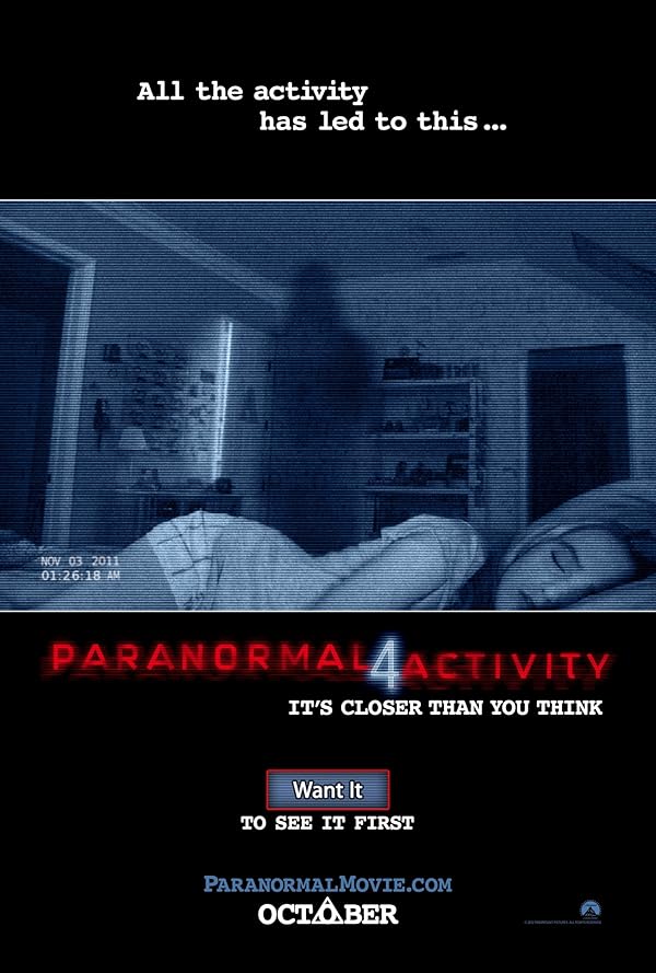 دانلود فیلم فعالیت فراطبیعی 4  Paranormal Activity 4 2012 l