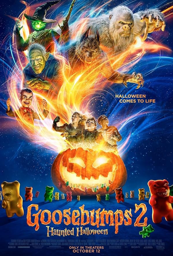 دانلود فیلم مورمور 2: هالووین جن‌زده Goosebumps 2: Haunted Halloween 2018 l